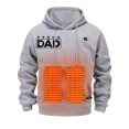 thumbnail image 1 of WILLBEST Sudaderas Navideñas Sudadera con Capucha Informal Cálida De Invierno para Hombre sin Batería XXXXGrande, 1 of 4