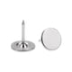 thumbnail image 1 of Clavos decorativos de cabeza plana Uxcell para tapicería de muebles para el hogar, plata, 30 piezas, 1 of 6