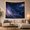 Deep Space, variant on Glowing Vortex Over Mountain Silhouettes in a Dark Starry Sky, Mystical Fantasy for Space Enthusiasts, Celestial Wall Art Decor, Christmas Gift, Tapestry Wall Hanging for Bedroom and Living Room