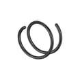 thumbnail image 2 of QIQUWOHUL Double Hoop Nose Ring For Single Piercing Small Thin 8mm Spiral Nose Jewelry For Women Men, 2 of 9