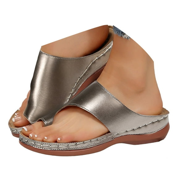 Mostsola Flip Flops for Women Fashion Platform Sandals Soft Sole Slides Comfort Slip on Shoes