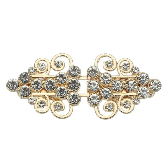 Dress Clips Back Cinch, Retro Sweater Clips Cardigan Clips for Different Women Clothing(5.6x2.4x1.4cm, Gold)