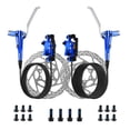 thumbnail image 1 of qifei 2-Piston Hydraulic Brake Set Front 800mm and Rear 1400mm Hose Disc Brake Kit, 1 of 8