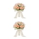 thumbnail image 2 of Toystoory Ramo De Novia Hecho A Mano Con Exquisitas Flores Artificiales Magníficos Ramos naranja rosa 2Conjunto, 2 of 6