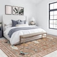 thumbnail image 3 of Soft Modern Area Rug for Living Room, Bedroom, Durable Home Decor Carpet, 8x10ft, Elegant Cyan, 3 of 8