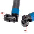 thumbnail image 4 of 2pcs Metal Spline Drive Shaft Cvd For Axial Scx6 Axi05000 Jeep azul Afortunado Sencillez, 4 of 5