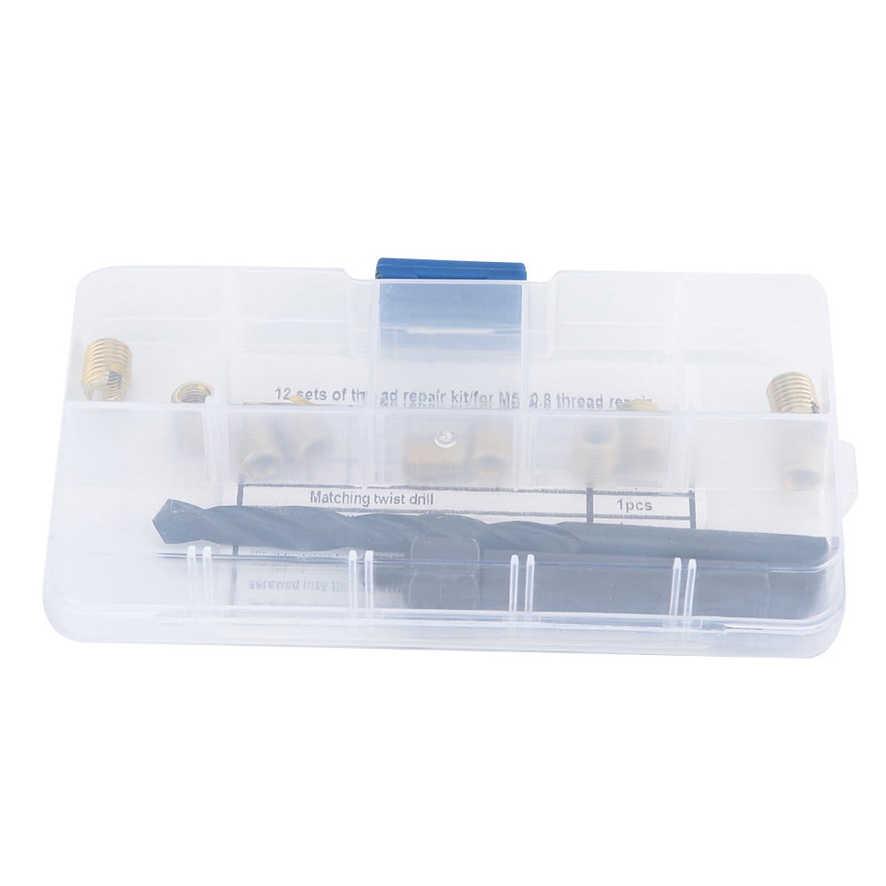Thread Repair Kit Thread Insert Tap Insertion Tool 12PCS M5 X 0.8