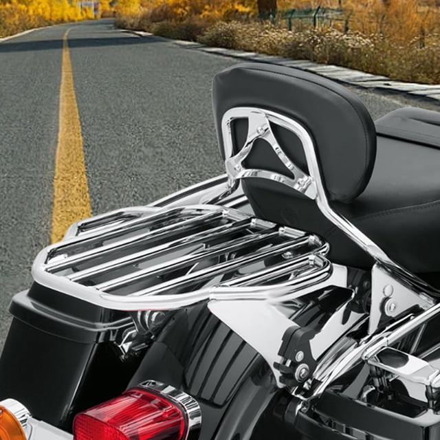 Portaequipajes Doble Desmontable Para Glide Touring Plateado