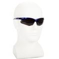 thumbnail image 4 of KleenGuard V30 Nemesis Safety Glasses (47387), Smoke (Safety Sunglasses) Anti-Fog Lens with Metallic Blue Frame, 12 Pairs / Case, 4 of 4