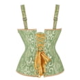 thumbnail image 3 of Corset Top With Straps Sexy Floral Corset And Bustiers Jacquard Overbust Corset Plus Size, 3 of 5