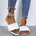 thumbnail image 6 of Womens Clothes 2026 ! asdoklhq Sandals for Women Under $10,Sandals Women Flat Slippers Open Toe Comfy Beach Roman Shoes Flip Flop, 6 of 6