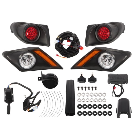 LED Deluxe Street Legal Golf Cart Light Kit For Yamaha Drive2 2017-Up