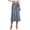 C-Blue, variant on Levmjia Women's Satin Midi Skirt Elegant A-Line Silk High Waisted Side Zipper Stretch Comfortable Casual Work Office Long Skirt