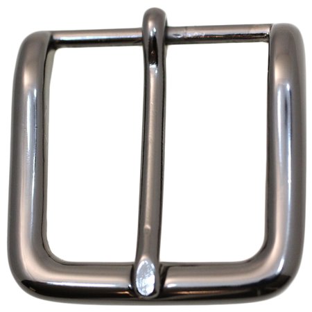 Square Replacement Belt Buckle For 35mm Width Low Profile Black Nickel Finish