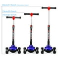 thumbnail image 3 of LIEAGLE Kids Scooters Mini Aluminum 3 Wheels with LED Light Up Wheel for Children folding Kick Scooter 1 unit Blue, 3 of 5