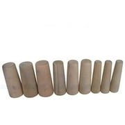 SeaLux Marine Tapered Conical Thru-Hull Emergency Soft Wood Plugs Set of 9 for Large Hull