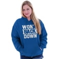 thumbnail image 4 of Won't Back Down Athletic Workout Hoodie Sweatshirt Women Men Brisco Brands L, 4 of 6