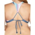 thumbnail image 3 of Time and Tru Women's Plus-Size Preppy Stripe Reversible Bralette Swimsuit Top, 3 of 12