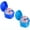 Dark Blue+Light Blue, variant on 2 Pack Denture Bath Cup Case Box Holder Storage Soak Container with Strainer Basket for Travel False Teeth Cleaning
