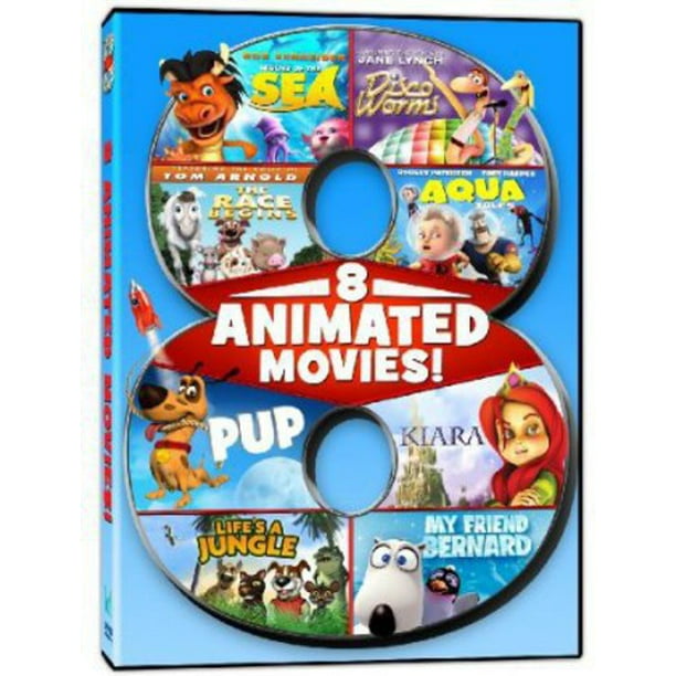 8 Animated Feature Films (DVD) 