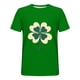 thumbnail image 2 of Hombro Frío Tops Día de San Patricio Impreso Cuello Redondo Gota Hombro, Manga Corta Casual de los Hombres, 2 of 3