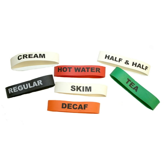Service Ideas FBVARIETY Label Variety Pack w/ 1 Each-Cream, Decaf, Half & Half, & More - Pack