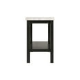thumbnail image 3 of Picket House Furnishings Evie Wood Frame & Marble Top Console Table-White/Black, 3 of 10
