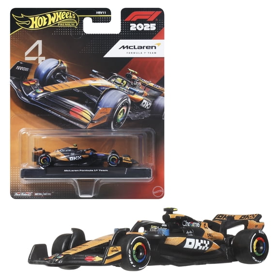 Vehículo de Colección Mattel Hot Wheels Equipo McLaren Formula 1 Lando Norris