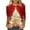 christmas shirts women A15-Multicolor, variant on Sales Today Clearance yoeyez Halloween Shirts for Women Cute Ghosted Graphic 3/4 Sleeve Tees Crew Neck T Shirts Casual Loose Tunic Shirt Vacation Outfits Festival Tops