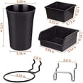 thumbnail image 2 of Bins Peg Board Cups with Hooks & 24 Pack,Assortment Organizer Accessory,Tools Storage Arrange System Kit, 2 of 7