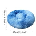 thumbnail image 2 of LSLJS Coussin de Couchage d'Hiver Rond Épaissi et Chaud pour Petit, 2 of 2