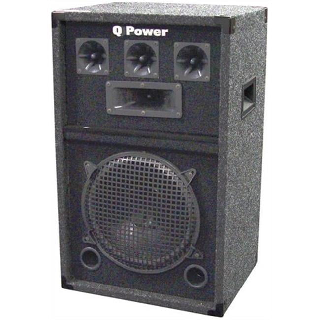 Qpower Dj Speaker Box 12 In. 5Way Qpower 250 Watts