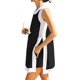 thumbnail image 1 of Conjunto de 2 piezas de vestido y pantalones cortos con bloques de color bohemio para mujer Synound, 1 of 6
