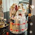 thumbnail image 5 of Organizador de maquillaje giratorio grande 360, caja de almacenamiento de cosméticos, soporte de exhibición de Perfume, 5 of 5
