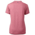 thumbnail image 3 of Women's Cutter & Buck  Heather Red Lehigh Valley IronPigs Forge DryTec Heathered Stretch Blade Top, 3 of 3