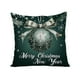 thumbnail image 2 of CaiYueKe Christmas Pillow Cover Holiday Decorations, Festive Sofa Cushion Cover with Christmas Wreath Gift Box Design, Green Christmas Themed Pillowcase for Living Room Office Decor, 2 of 7