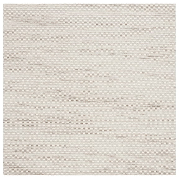 SAFAVIEH Marbella Frederick Striped Area Rug, Beige, 6' x 6' Square