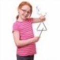 thumbnail image 1 of Mistayd Triangle Instrument,2 Pack Kids Musical Triangles 6-Inch Traditional Triangle Rhythm Educational TRI-6 Steel Rhythm Percussion with Strikers for Child Adult School Percussion Workshops, 1 of 2