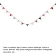 thumbnail image 6 of Colorful Fabric Pennant Flag Bunting - Triangle Banner with Flower Pattern for Birthday Decorations, 6 of 7