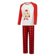thumbnail image 3 of Sunisery Famliy Matching Pajama Sets With Santa Claus Patterns Christmas Sleepwear Jammies for Men Women Kids Xmas Clothes, 3 of 9