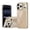 Desert Gold, variant on ShellTech Magnetic Case for iPhone 17 Pro Max with Kickstand, Glossy High-alumina Glass Backplate Rigid PC Frame Phone Case with Lens Mount Stand, Compatible with MagSafe Charging Cover,Green