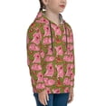 thumbnail image 3 of Kdxio Cartoon Pigs Pattern Boys Athletic Unisex Boys Girls Hoodie with Pocket Sweatshirts-Large, 3 of 6