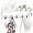 White, variant on Coat Rack with Hooks, Wall Mount with Key and Mail Holder, 26 Inch Long Coat Hanger - Wood Entryway Shelf for Hanging Hat, Jacket, Backpack, Purse - Rustic Brown