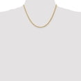 thumbnail image 2 of 10K Yellow Gold bracelet Rope chain Diamond-cut 18 in 3.35 mm, 2 of 5