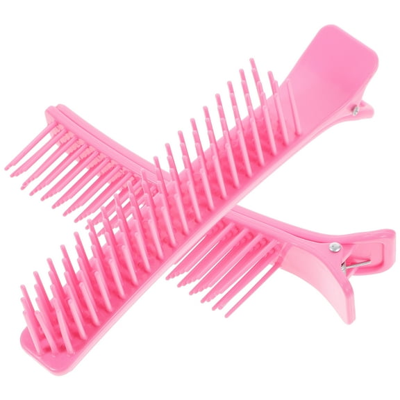 2 Pcs Hair Combs Salon Hair Clips Hairdressing Clip Makeup Salon Clips Women's Miss Man
