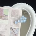 thumbnail image 4 of 4PCS Encantos De Decoración De Flores, Lindo Regalo De Encanto De Margarita para Niñas Pequeñas Niños Adolescentes Mujeres Adultos-Azul+Rosa, 4 of 5