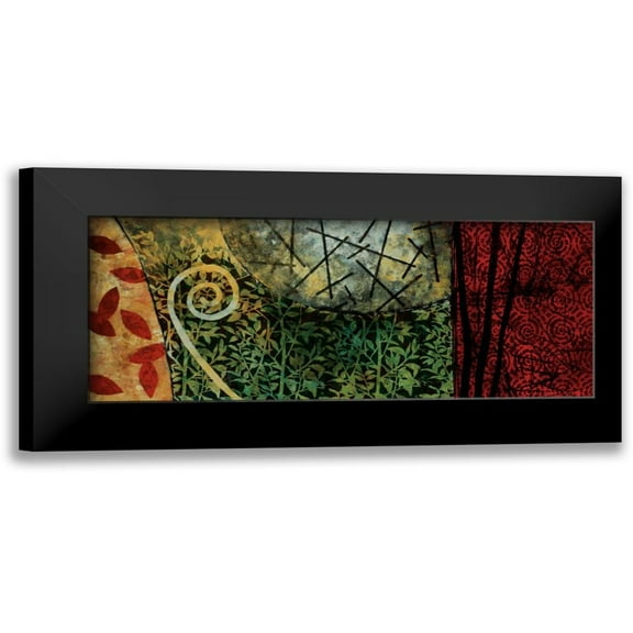 Willson, Valerie 14x8 Black Modern Framed Museum Art Print Titled - Vernal Moonrise
