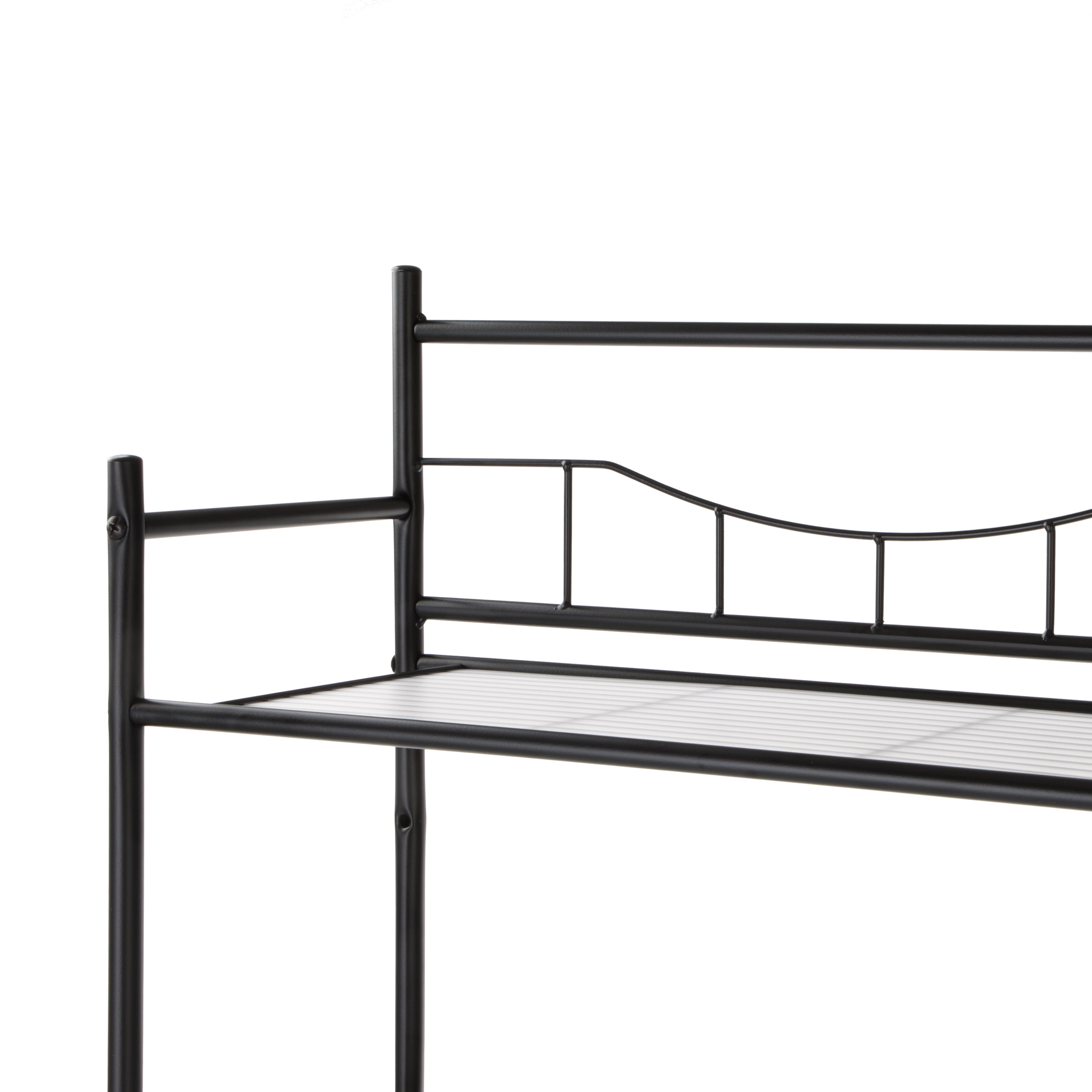 Mainstays 3-Shelf over-the-Toilet Bathroom Storage Unit Black Steel
