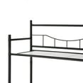 Mainstays 3Shelf Over the Toilet Steel Storage Shelf Unit, Matte Black