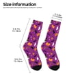 thumbnail image 2 of Kdxio Halloween2 Print Children's Socks for Daily Wear and Sports Use Colorblock Mid-Calf Design Breathable Material, 2 of 5